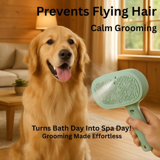 Poppli GroomMist Dog and Cat Brush
